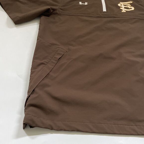 Under Armour St Louis Cardinals Shirt Jacket‎ Short Sleeve Windbreaker Medium - Picture 3 of 9